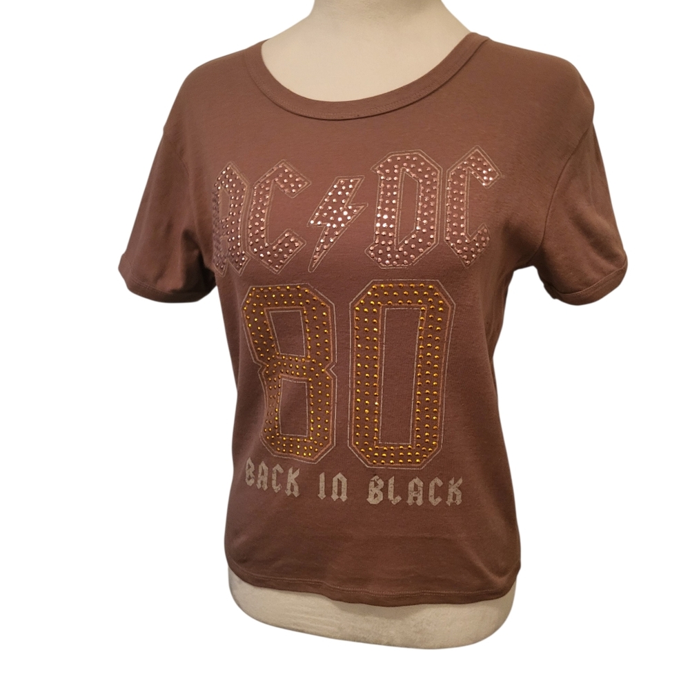 Vinyl Icon AC/DC Ribbed Tee sz L